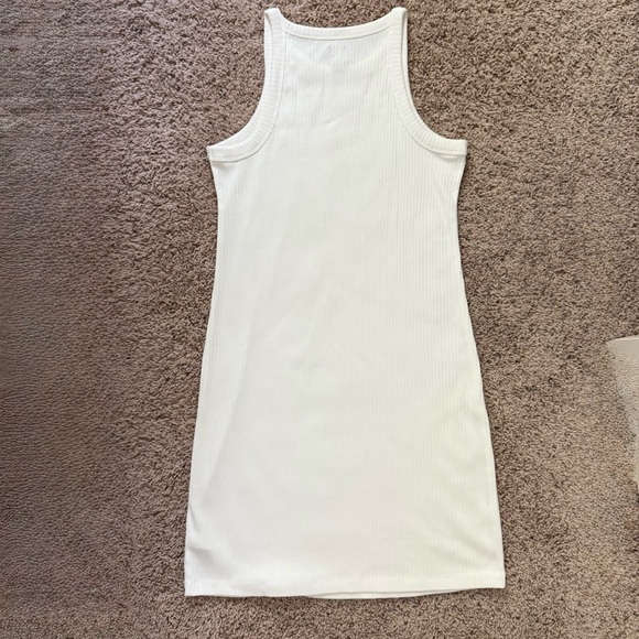 GAP White Ribbed Sleeveless Dress - Picture 5 of 5